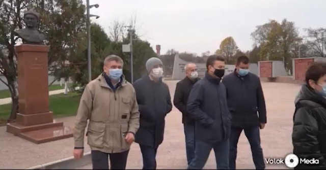 Проверка плотины и Советской улицы с министром Михаилом Хайкиным