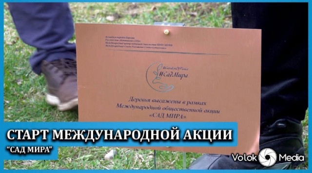 Старт международной акции "Сад Мира"